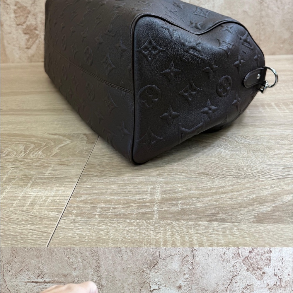 Louis Vuitton X EDUN Monogram Revelation Keepall 45 Bandouliere in mocha brown - Picture 8 of 10